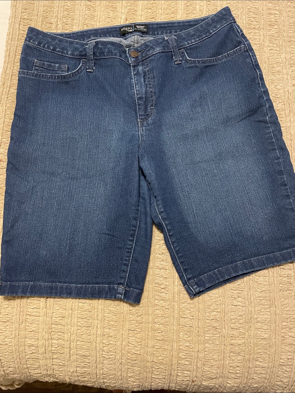 Riders by Lee Women's Denim Bermuda Shorts - Blue